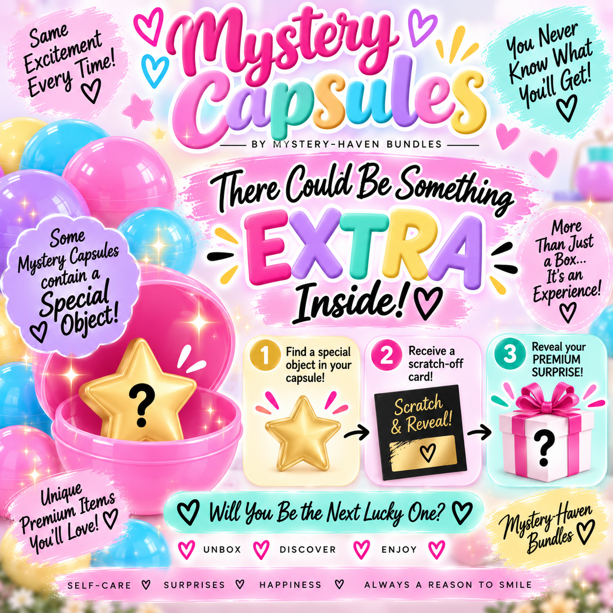 Mystery Capsules – Beauty, Bookish, Self-Care & Fun Finds