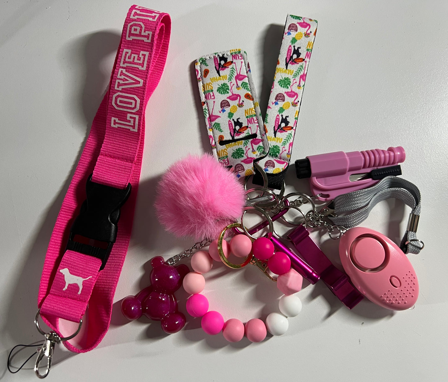 Safety keychains