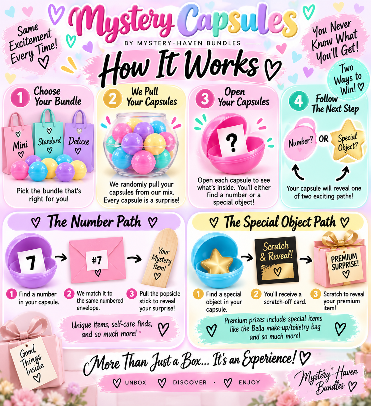 Mystery Capsules – Beauty, Bookish, Self-Care & Fun Finds